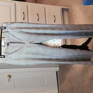 Talbots Black Plaid Wool dress pants